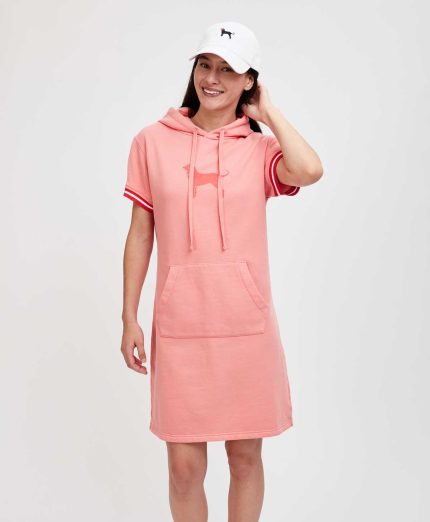 Ladies Bluffs Shortsleeve Hoodie Dress